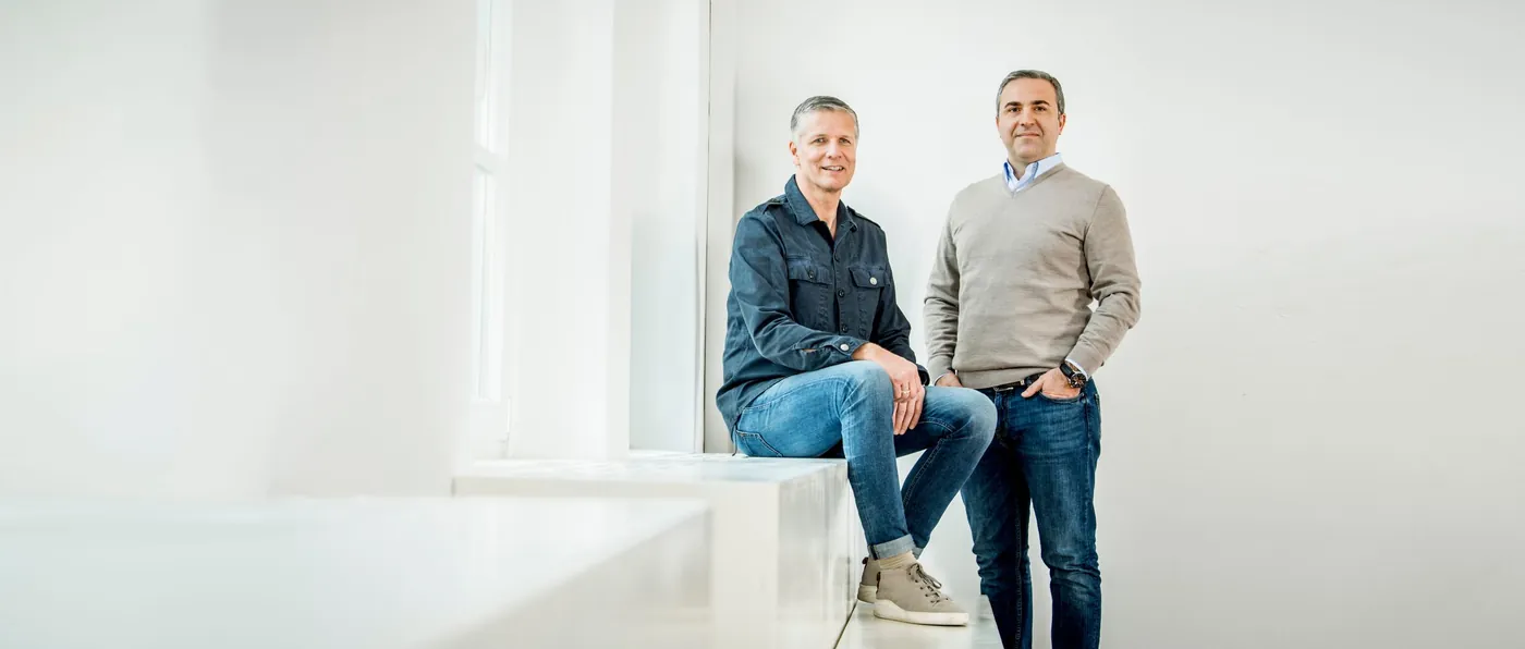 Jeton Bujupi und Dirk Pues, Inhaber Sommer Immobilien